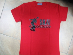 SKA tričo červené 100%bavlna 